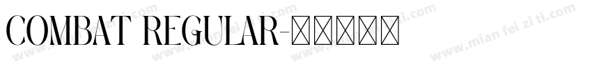 COMBAT Regular字体转换